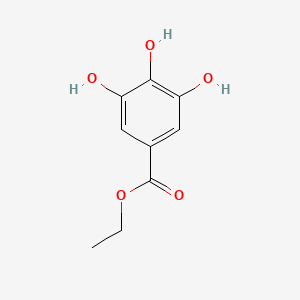 Chemical structure of Ethyl gallate