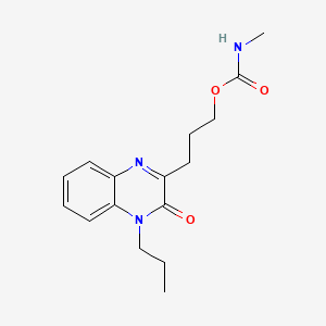 Chemical structure of Bamaquimast