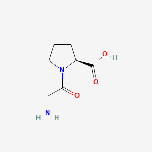 Chemical structure of H-Gly-Pro-OH