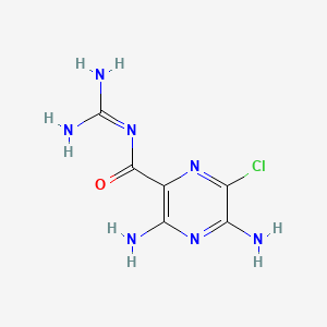 Chemical structure of Amiloride