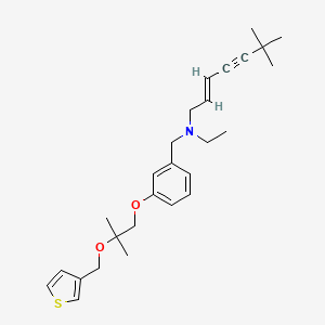 Chemical structure of FR194738 free base