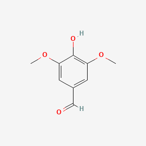 Chemical structure of Syringaldehyde