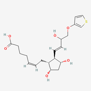 Chemical structure of Tiaprost (Iliren)