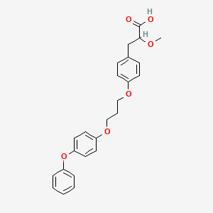 Chemical structure of Naveglitazar racemate