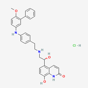 Chemical structure of TD-5471 hydrochloride