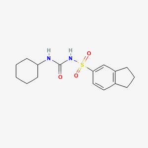 Chemical structure of Glyhexamide