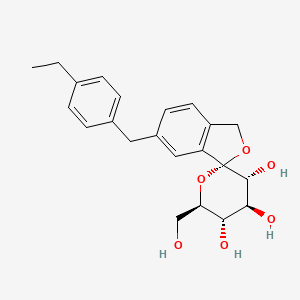 Chemical structure of Tofogliflozin