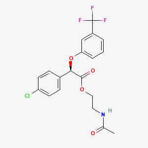 Chemical structure of Arhalofenate