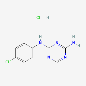 Chemical structure of Chlorazanil hydrochloride
