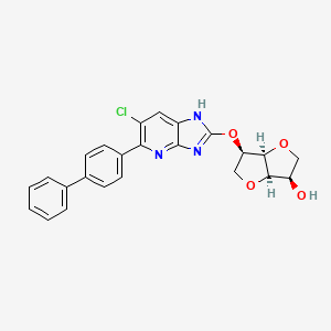 Chemical structure of MK8722