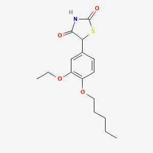 Chemical structure of Risarestat