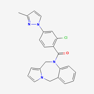 Chemical structure of WAY-151932 (VNA-932)