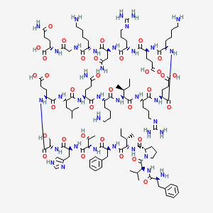 Chemical structure of Motilin, canine (Motilin (canine))