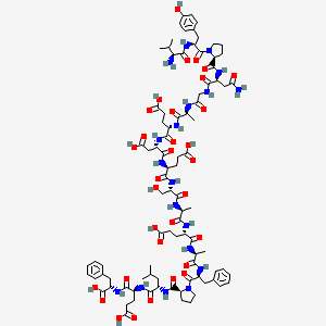 Chemical structure of ACTH 22-39 (Adrenocorticotropic Hormone (22-39))