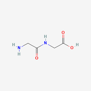 Chemical structure of Glycylglycine