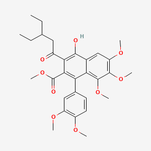 Chemical structure of S-8921