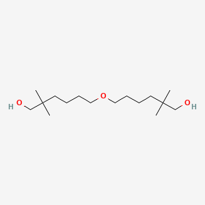 Chemical structure of 1-Hexanol, 6,6'-oxybis[2,2-dimethyl-