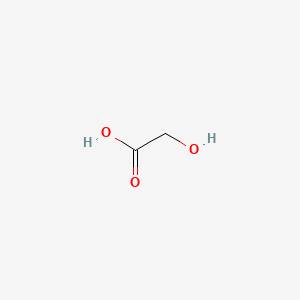 Chemical structure of Glycolic acid