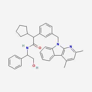 Chemical structure of Implitapide Racemate