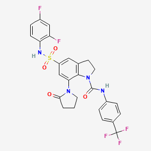 Chemical structure of MGAT2-IN-2