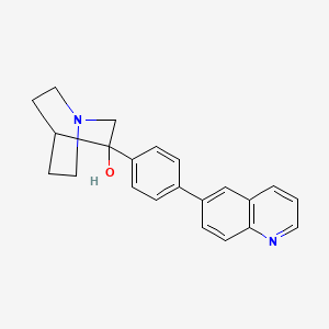 Chemical structure of RPR107393 free base