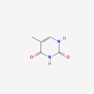 Chemical structure of Thymine