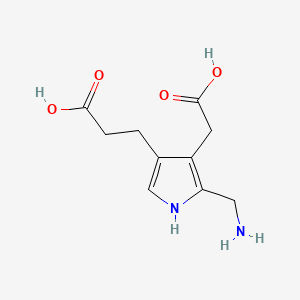 Chemical structure of Porphobilinogen