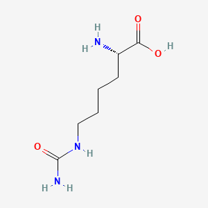Chemical structure of Homocitrulline