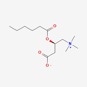 Chemical structure of L-Hexanoylcarnitine