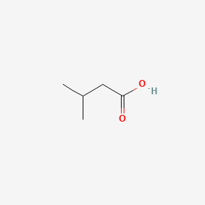 Chemical structure of Isovaleric Acid