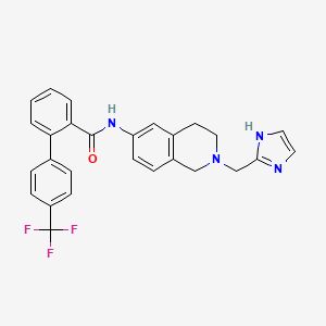 Chemical structure of CP-319340(free base)
