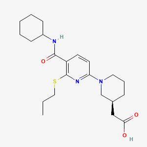 Chemical structure of AZD 4017