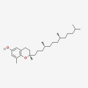 Chemical structure of Delta-Tocopherol