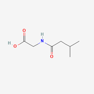 Chemical structure of N-Isovaleroylglycine