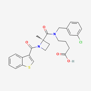 Chemical structure of GLPG0974