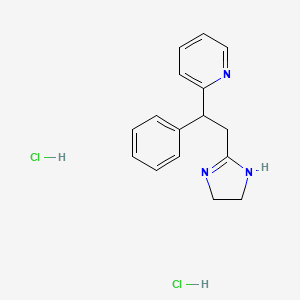 Chemical structure of Midaglizole dihydrochloride