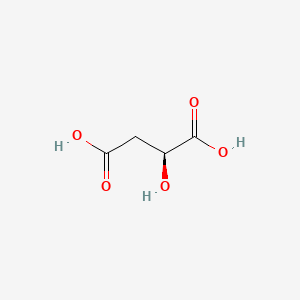 Chemical structure of Malic Acid