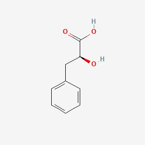 Chemical structure of 3-Phenyllactic acid, (S)-
