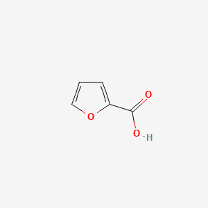 Chemical structure of 2-Furancarboxylic acid