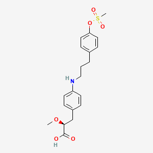 Chemical structure of PPAR agonist 1