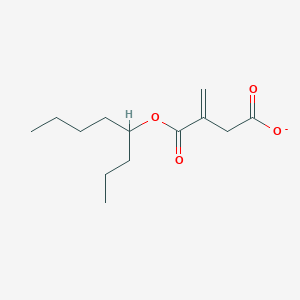 Chemical structure of 4-Octyl Itaconate