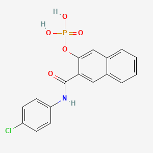 Chemical structure of Naphtholas-ephosphate