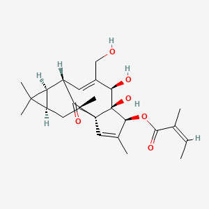 Chemical structure of Ingenol Mebutate