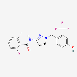 Chemical structure of GSK-7975A