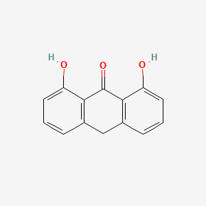 Chemical structure of Anthralin