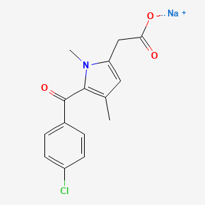 Chemical structure of Zomepirac sodium salt (McN-2783-21-98)