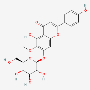 Chemical structure of Homoplantaginin