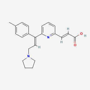 Chemical structure of Acrivastine