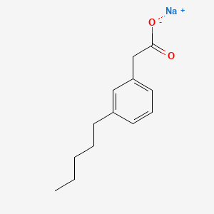 Chemical structure of Setogepram sodium