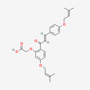 Chemical structure of Sofalcone